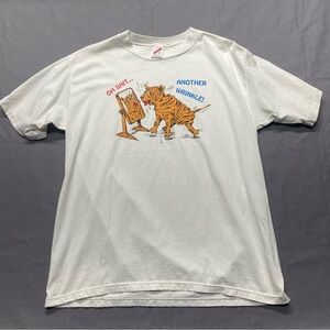 Vintage 80’s 90’s jazzers tag size large funny dog shirt